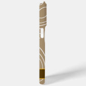 ブルーアイズフクロウ木目ジグザグカラーの選択 Case-Mate iPhoneケース (裏面 / 右)