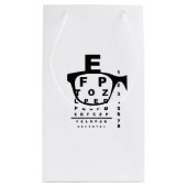 ブルーアイテストチャート スモールペーパーバッグ (裏面)