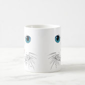ブルーアイドキャットコーヒーマグ コーヒーマグカップ (中央)