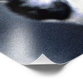 ブルーアイドフクロウアートプリント フォトプリント            (角)