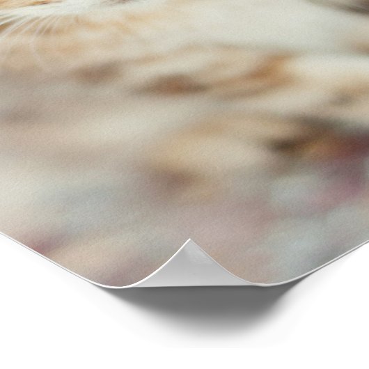 ブルーアイド子猫 ポスター (角)