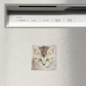 ブルーアイド子猫 マグネット (インサイチュ (食洗機))
