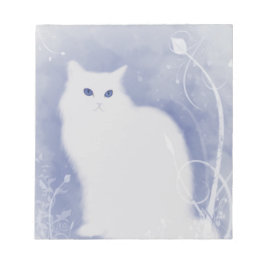 ブルーアイド美しい ノートパッド