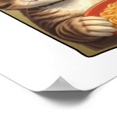 ブルーアイド虎猫ラブズヌードル ポスター (角)