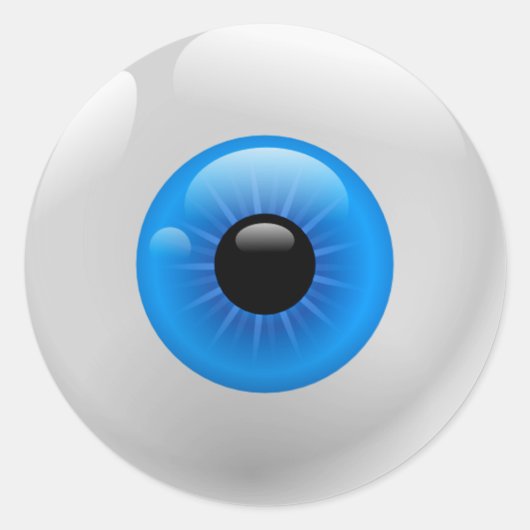 ブルーアイボール ラウンドシール (正面)