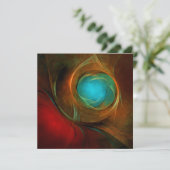 ブルーアイモダン抽象芸術ファインアートパタクールーン#16 (スタンド正面)