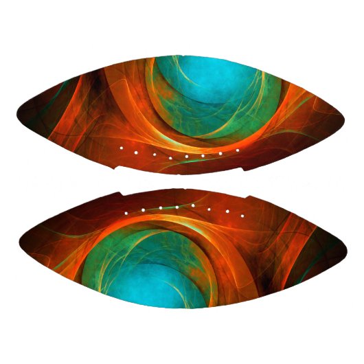 ブルーアイモダン抽象芸術ファインアートパタクールーン#16 アメリカンフットボール (パネル)