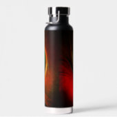 ブルーアイモダン抽象芸術ファインアートパタクールーン#16 ウォーターボトル (右面)