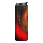 ブルーアイモダン抽象芸術ファインアートパタクールーン#16 タンブラー (回転左)