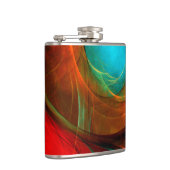 ブルーアイモダン抽象芸術ファインアートパタクールーン#16 フラスク (右)