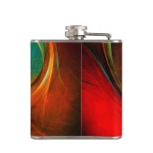 ブルーアイモダン抽象芸術ファインアートパタクールーン#16 フラスク (裏面)