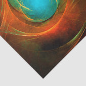 ブルーアイモダン抽象芸術ファインアートパタクールーン#16 薄葉紙 (詳細)