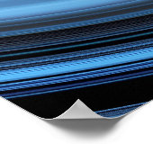 ブルーアイランドウェーブポスター ポスター (角)