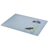 ブルーアイリスとモアヘンby大原小村 カッティングボード (角)