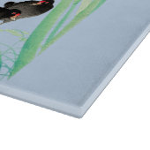 ブルーアイリスとモアヘンby大原小村 カッティングボード (角)