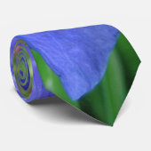 ブルーアイリスの花束 ネクタイ (ロール)