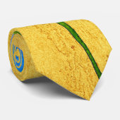 ブルーアイリスの芸術品を気取った水スタイリッシュ色 ネクタイ (ロール)