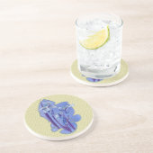 ブルーアイリスズアートフローラコースター コースター (側面)