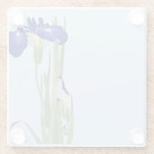 ブルーアイリスズバイオラコソン ガラスコースター (裏面)