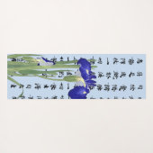 ブルーアイリスズバイオラコソン ヨガマット (裏面(横))