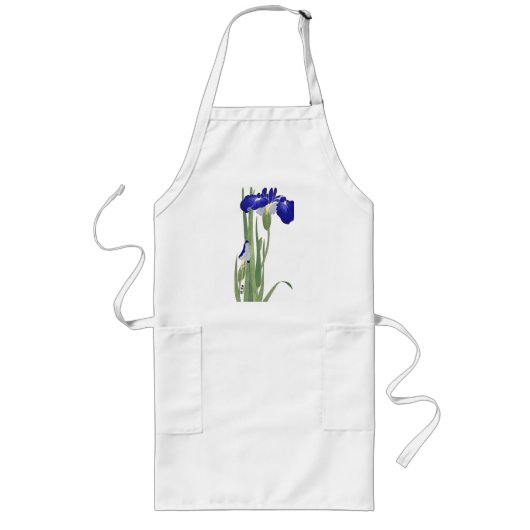 ブルーアイリスズバイオラコソン ロングエプロン (正面)