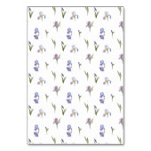 ブルーアイリスパープルグリーンフローラ結婚リース テーブルナンバー (裏面)