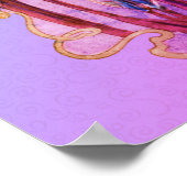 ブルーアイリスフローラアー動揺してト ポスター (角)