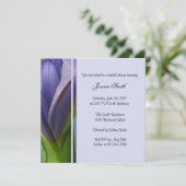 ブルーアイリスブライダルシャワーの招待 招待状 (スタンド正面)