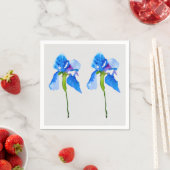 ブルーアイリスブロッサムアートホームウェア スタンダードカクテルナプキン (インサイチュ)