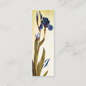 ブルーアイリスモノグラム スキニー名刺 (裏面)