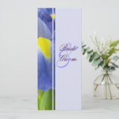 ブルーアイリス結婚式招待状 招待状 (スタンド正面)