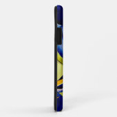 ブルーアイリス花オリジナル水彩画絵画像 Case-Mate iPhoneケース (裏面/右)