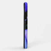 ブルーアイリス（骨）突起フラワーデザイン Case-Mate iPhoneケース (裏面/右)