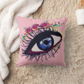 ブルーアイ&フラワーカスタムズサマークッション クッション (ブランケット)