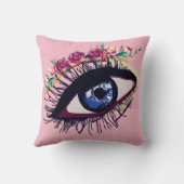 ブルーアイ&フラワーカスタムズサマークッション クッション (裏面)