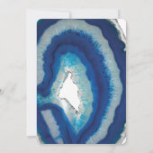 ブルーアガテ結婚式招待状 招待状 (裏面)