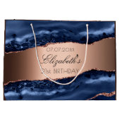 ブルーアガテ銅誕生日パーティー ラージペーパーバッグ (裏面)