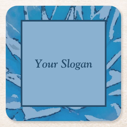 ブルーアガブプロモーション紙コースター スクエアペーパーコースター (正面)