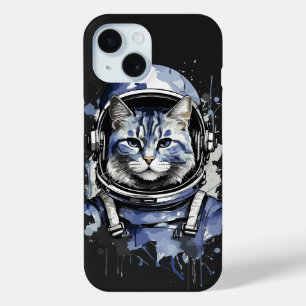 ブルーアキャットスプラッシュデザイン iPhone 15ケース