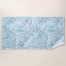 ブルーアクアシルバーマーブル