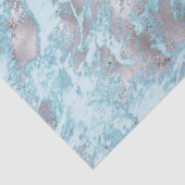 ブルーアクアシルバーマーブル 薄葉紙 (詳細)