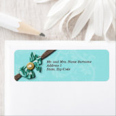 ブルーアクアブラウンジェムボウフローラ ラベル (インサイチュ)