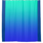 ブルーアクア シャワーカーテン (正面)