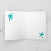 ブルーアクア シルエット コンク シェル カード (内部)