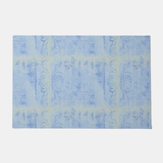 ブルーアグランジート ドアマット (正面)