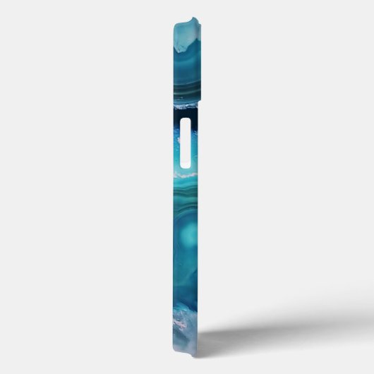 ブルーアゲテセミゲ大切ムストーンゲード結晶 Case-Mate iPhoneケース (裏面 / 右)