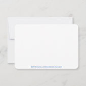 ブルーアゲート ウェディング RSVP (裏面)