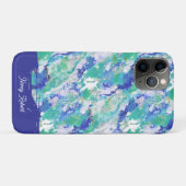 ブルーアゲート 天然石 名入れ Case-Mate iPhoneケース (裏面(横))
