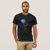 ブルーアコースティックギターTシャツ(説明文参照) Tシャツ (正面フル)