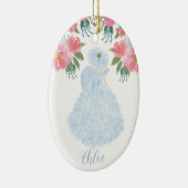 ブルーアザレアトレイルメイドウォーター色セラミックオーナメント セラミックオーナメント (右)